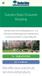 Mobile Screenshot of gardenstategroundskeeping.com